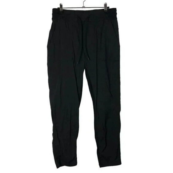 Lululemon Beyond The Studio Slim Crop Black Athletic Pants 8 - Picture 1 of 5